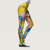 Een zomertheefeest door Louis Wain Leggings (Rechts)
