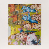 Een zomertheefeest door Louis Wain Legpuzzel (Verticaal)