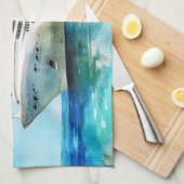 Een zomervaart theedoek (Quarter Fold)