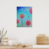 Een zomerwens nu Haiku Poem Day Poster (Keuken)