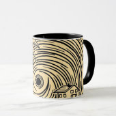 een zon voor de zee,mug mok (Voorkant rechts)