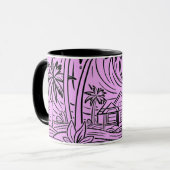 een zon voor de zee,mug mok (Voorkant links)
