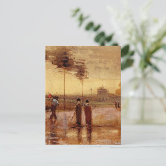 Een zondag in Eindhoven door Vincent van Gogh Briefkaart (Staand voorkant)