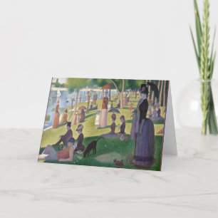Een zondag in La Grande Jatte door Georges Seurat Kaart