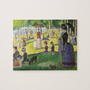 Een zondag in La Grande Jatte door Georges Seurat Legpuzzel