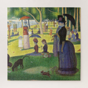 Een zondag in La Grande Jatte door Georges Seurat Legpuzzel