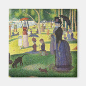 Een zondag in La Grande Jatte door Georges Seurat Magneet (Voorkant)