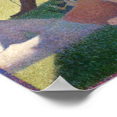 Een zondag in La Grande Jatte door Georges Seurat Poster (Hoek)