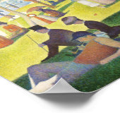 Een zondag in La Grande Jatte door Georges Seurat Poster (Hoek)