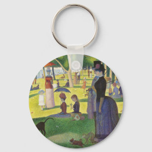 Een zondag in La Grande Jatte door Georges Seurat Sleutelhanger