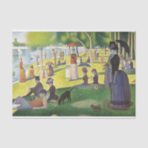 Een zondag in La Grande Jatte door Georges Seurat Tissuepapier