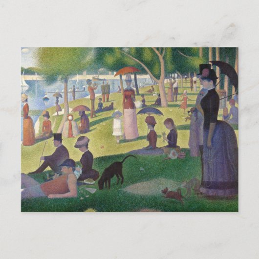 Een zondag in La Grande Jatte door het Briefkaart  (Voorkant)
