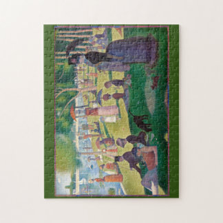 Een zondag in La Grande Jatte door Seurat, een fij Legpuzzel