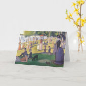 Een zondag Middag op La Grande Jatte Kaart (Gele Bloem)