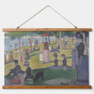 Een zondag op La Grande Jatte, Georges Seurat 1884 Hangend Wandkleed