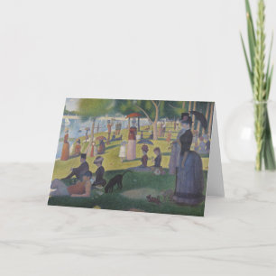 Een zondag op La Grande Jatte, Georges Seurat 1884 Kaart