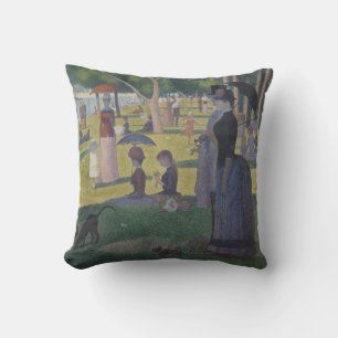 Een zondag op La Grande Jatte, Georges Seurat 1884 Kussen