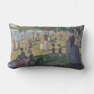 Een zondag op La Grande Jatte, Georges Seurat 1884 Kussen