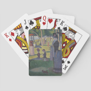 Een zondag op La Grande Jatte, Georges Seurat 1884 Pokerkaarten