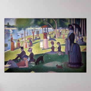 Een zondag op La Grande Jatte - Georges Seurat 188 Poster