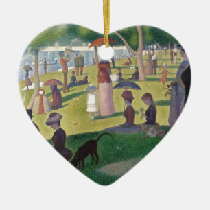 Een zondagmiddag op het eiland La Grande Jatt Keramisch Ornament
