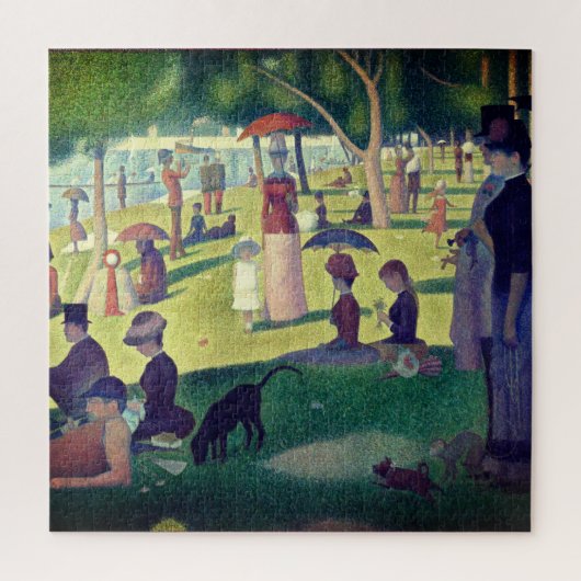 Een zondagmiddag op het eiland Seurat la grand Legpuzzel (Verticaal)