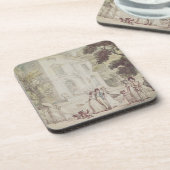 Een zondagmiddag-promenade bier onderzetter (Linkerzijde)