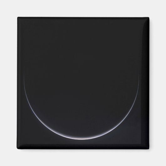 Een zonlicht-verlichte krescent van de aarde magneet (Voorkant)