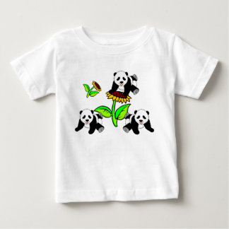 Een zonnebloem en Beren van Panda
