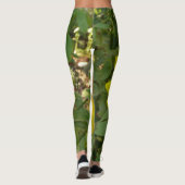 Een zonnebloem in de zomer in de tuin leggings (Achterkant)