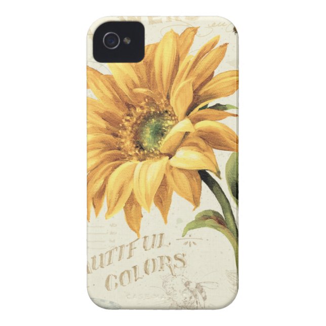 Een zonnebloem in volbloei Case-Mate iPhone case (Achterkant)