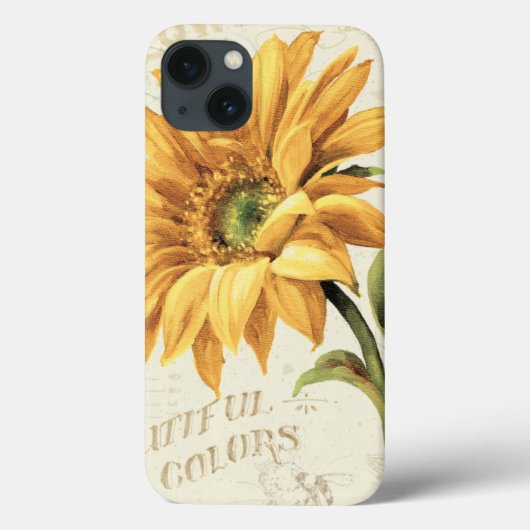 Een zonnebloem in Volledige Bloei Case-Mate iPhone Case (Achterkant)