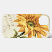 Een zonnebloem in Volledige Bloei Case-Mate iPhone Case (Achterkant (horizontaal))