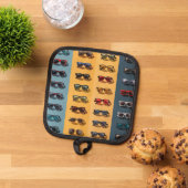 Een zonnebril magneet, coole badge pannenlap (Top down)