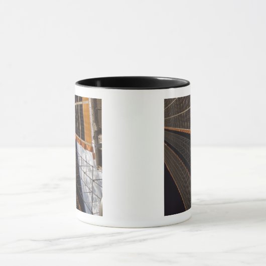 Een zonnepanelenvleugel mok (Midden)