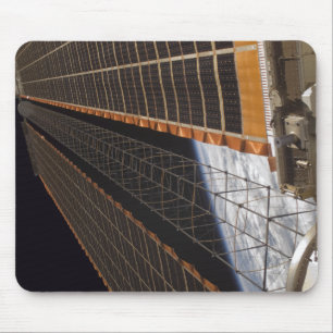 Een zonnepanelenvleugel muismat