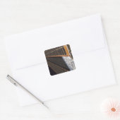 Een zonnepanelenvleugel vierkante sticker (Envelop)