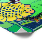 Een zonnesurenziekte aanpassen poster (Hoek)