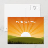 Een zonnige dag briefkaart (Voorkant / Achterkant)