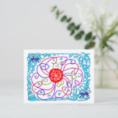 Een zonnige dag briefkaart (Staand voorkant)