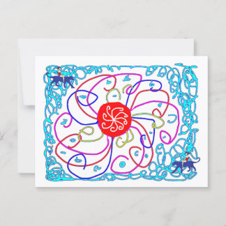 Een zonnige dag briefkaart