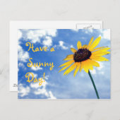 Een zonnige dag! briefkaart (Voorkant / Achterkant)