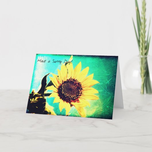 Een zonnige dag kaart (Voorkant)