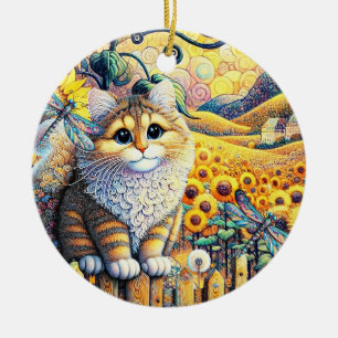 Een zonnige dag keramisch ornament