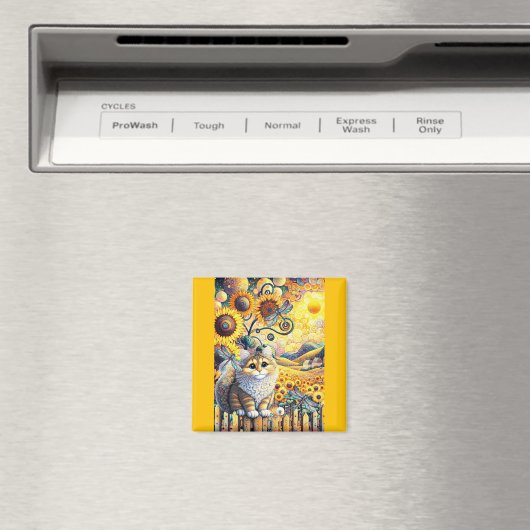 Een zonnige dag magneet (Insitu (Vaatwasser))