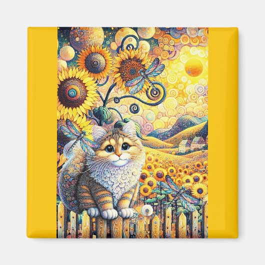 Een zonnige dag magneet (Voorkant)