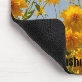 Een zonnige dag! Mousepad Muismat (Hoek)