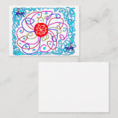 Een zonnige dag notitiekaartje (Voorkant / Achterkant)