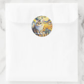 Een zonnige dag Sticker (Tas)