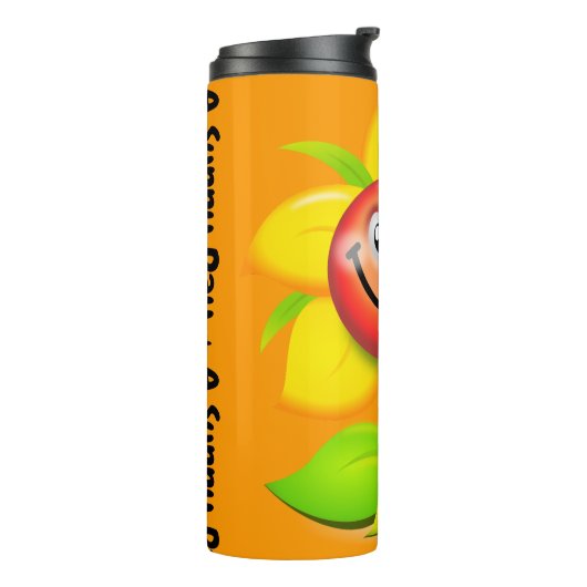 Een zonnige dag thermische trommel thermosbeker (Gedraaid links)